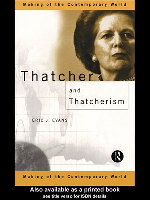cover image of Thatcher and Thatcherism